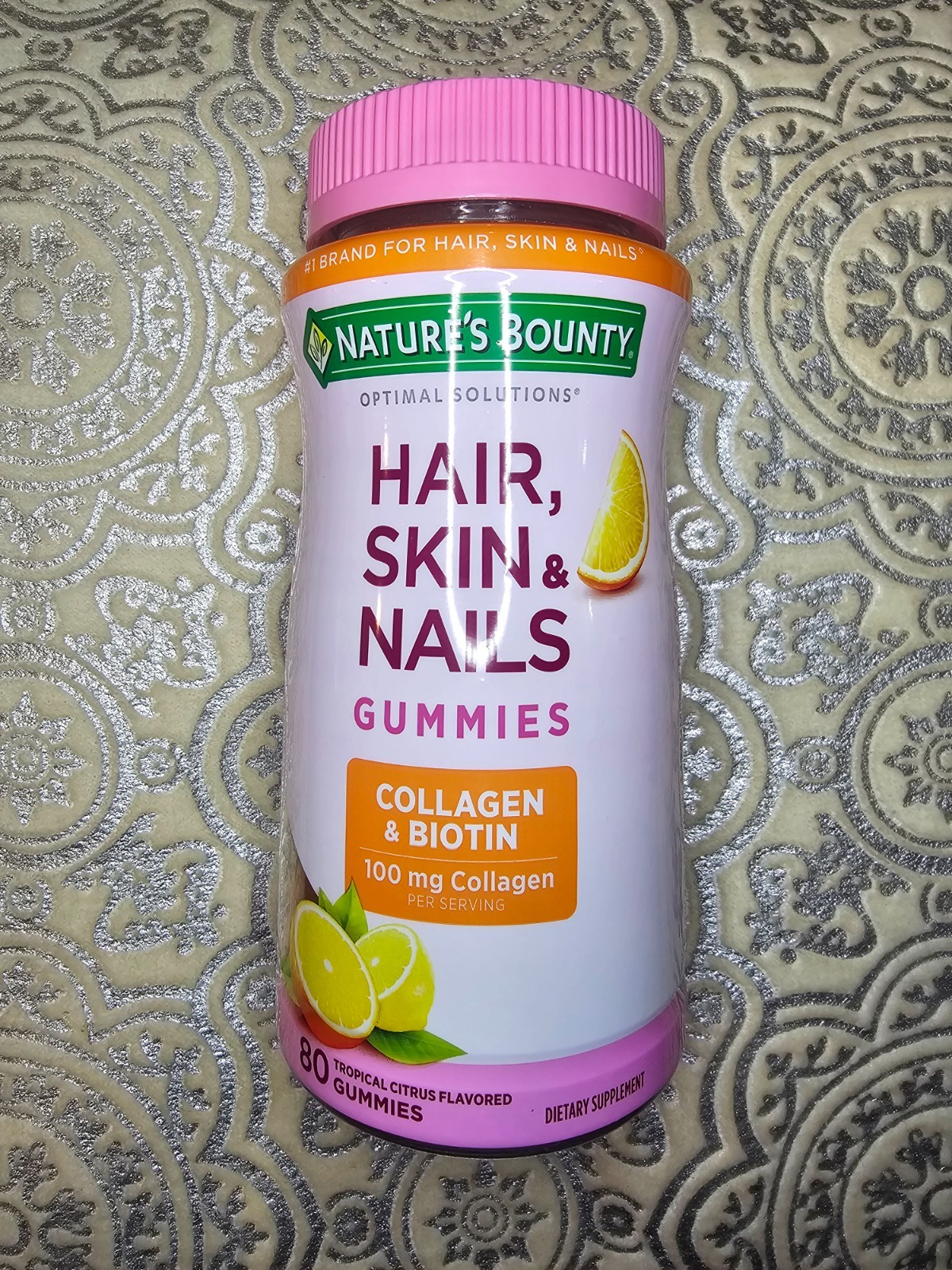 Nature’s Bounty Hair Skin & Nails Biotin and Collagen – Gummies 80