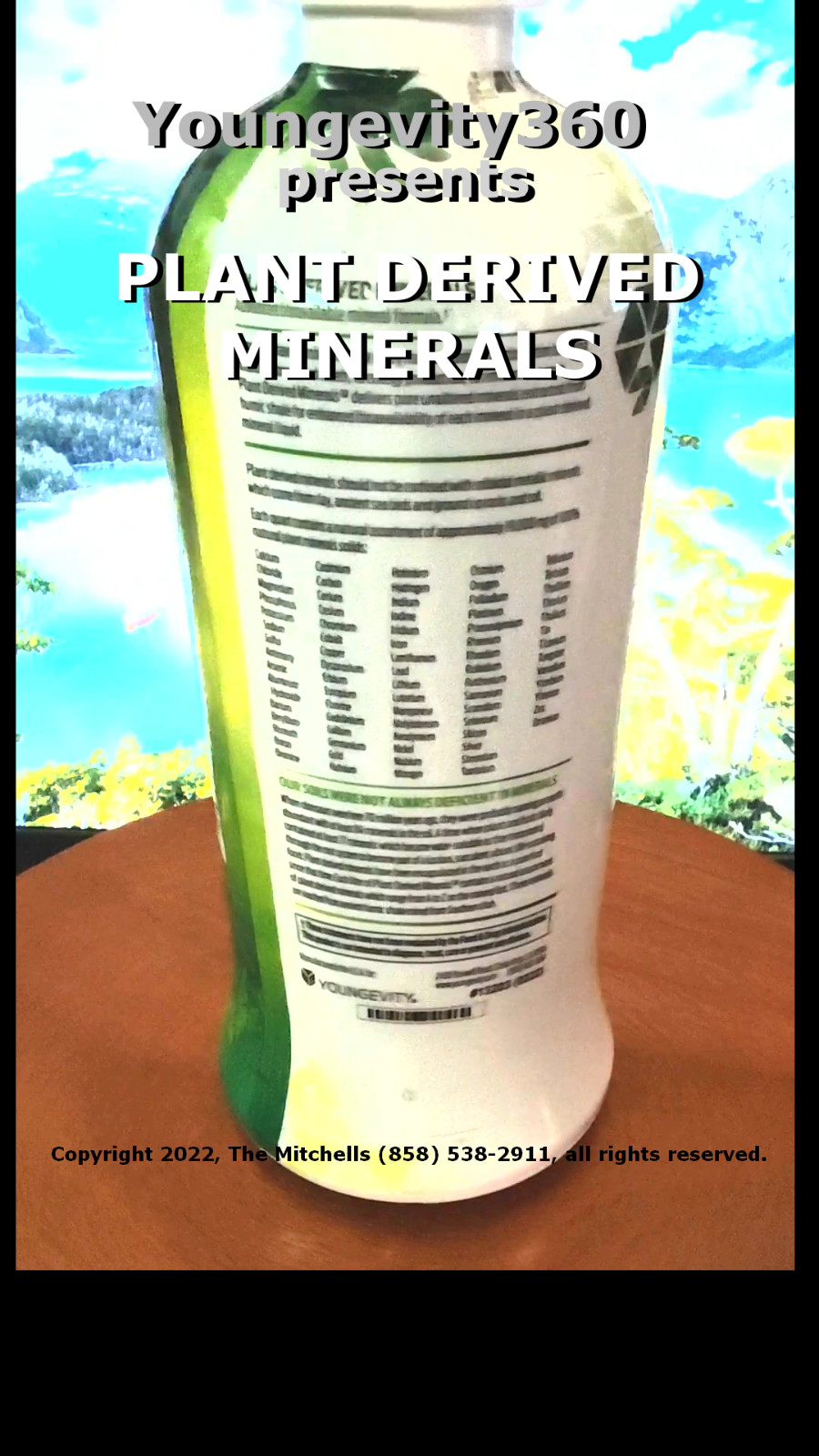 Youngevity360 Plant Derived Minerals Wallach, Ships Free 100% Forever Guarantee