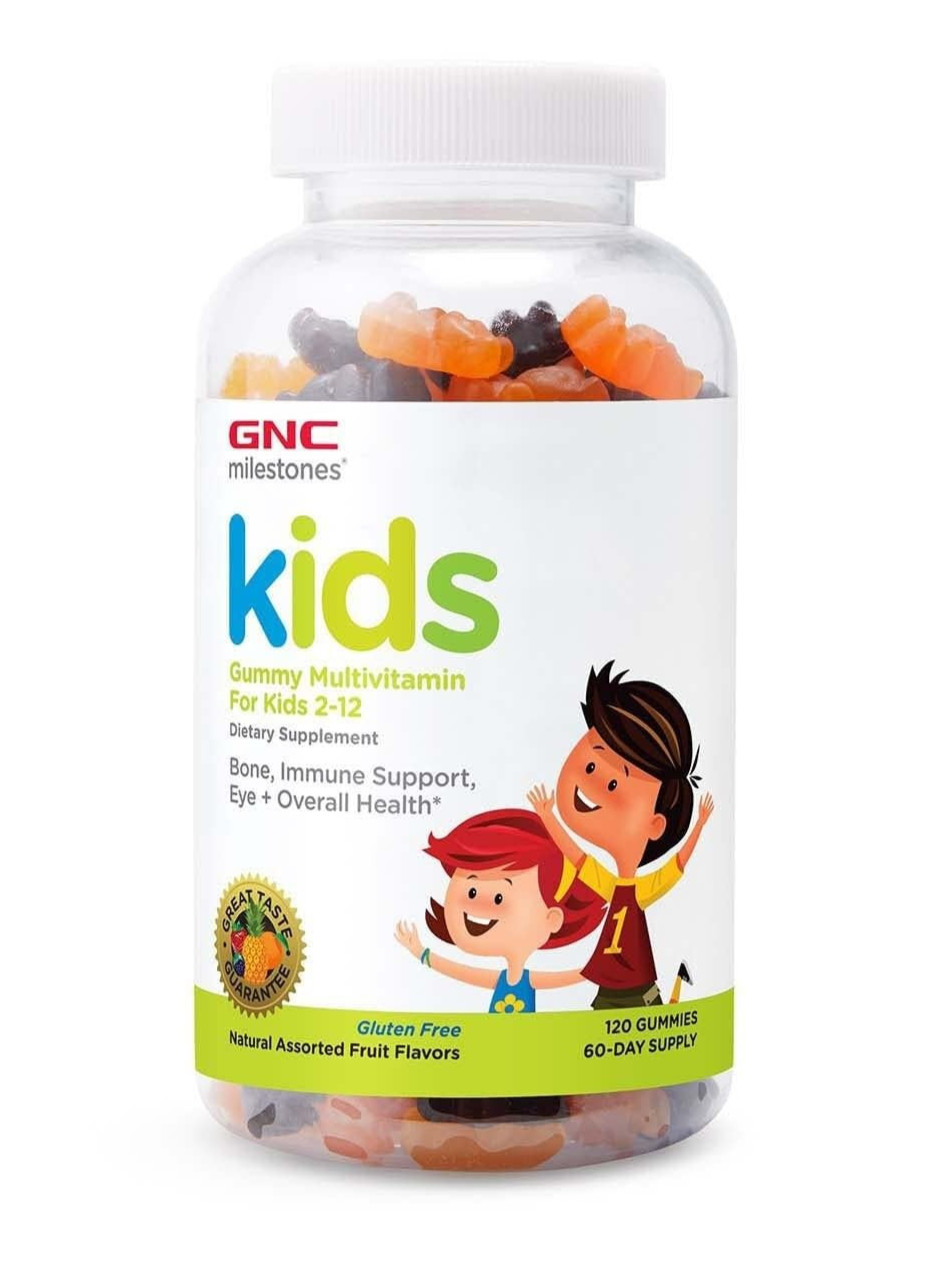 GNC Milestones Kids Gummy Calcium For Kids 2-12 – 120 Gummies (EXP 12/2027)