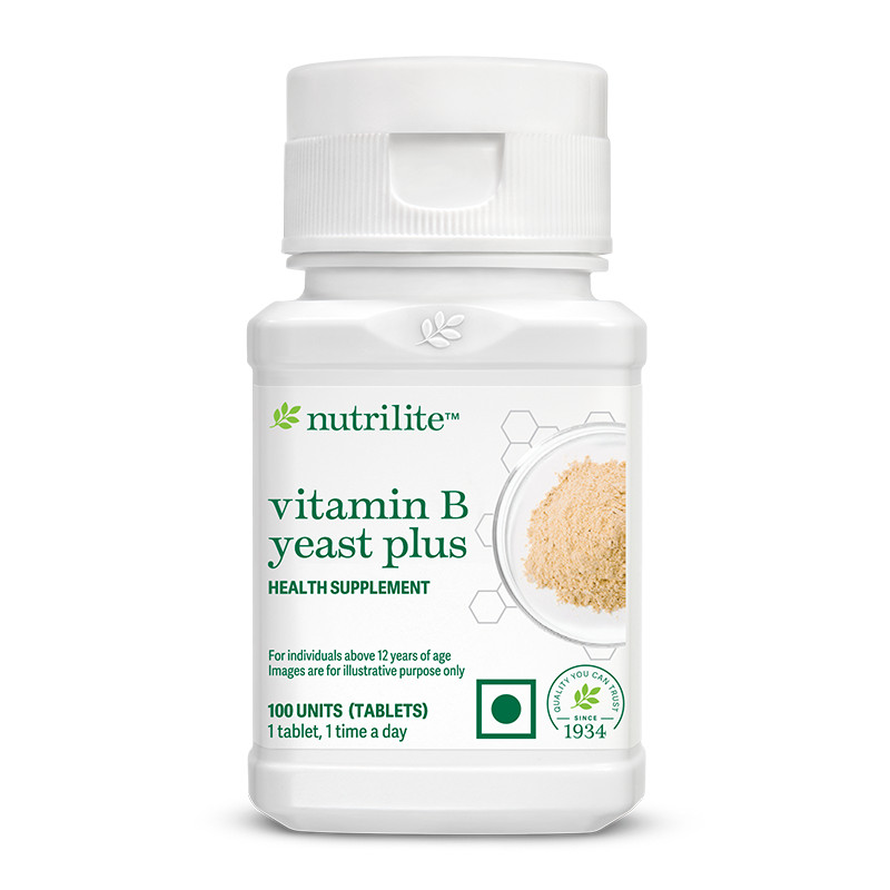 NUTRILITE® Vitamin B Yeast Plus | B-Complex Energy Support Tablets Formula Daily