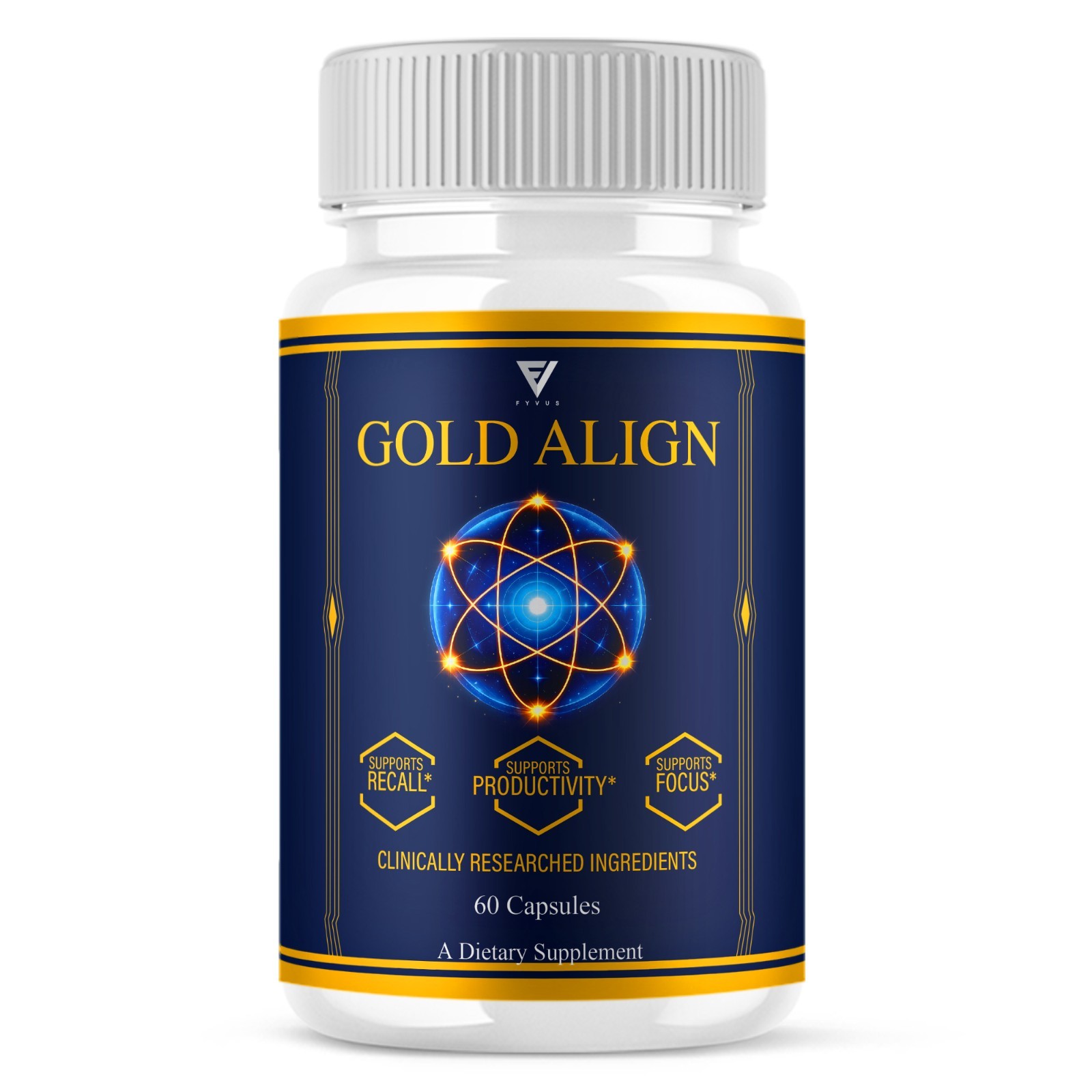 Gold Align Advanced Brain Support, GoldAlign Supplement (60 Capsules)