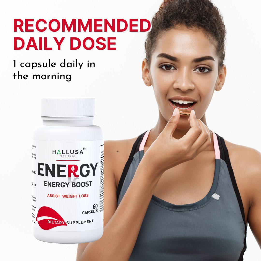 ENERGY – Energy Supplements – Preworkout – Wellness Formula – Amino Energy – 60