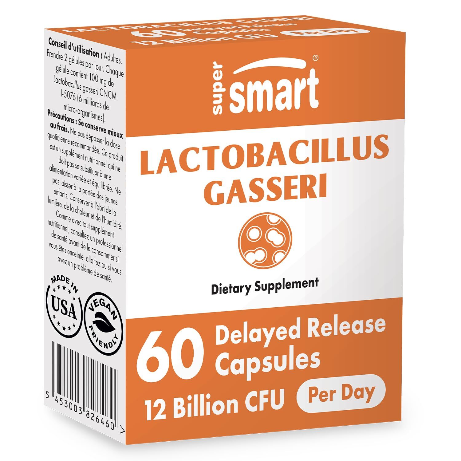 Supersmart – Lactobacillus Gasseri 12 Billion CFU per Day – Probiotic Supplem…