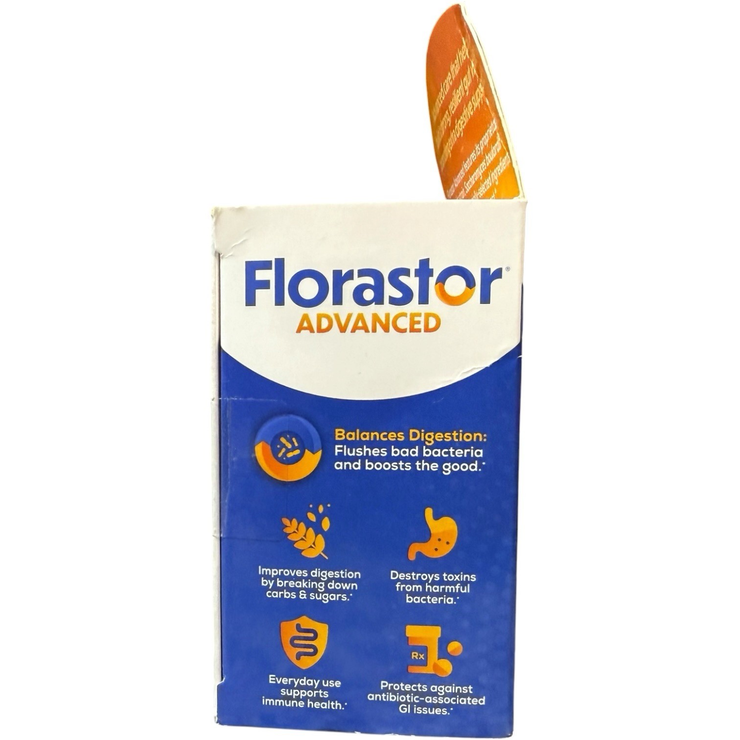 (2) Florastor ADVANCED IMMUNITY Probiotic & Immune supplement 30Ct Exp-07/2027