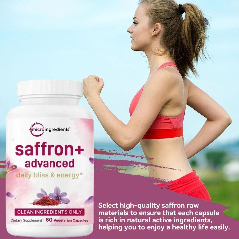 Micro Ingredients Saffron+ innovative Supplements 60 Veggie Capsules 10-in-1 NEW