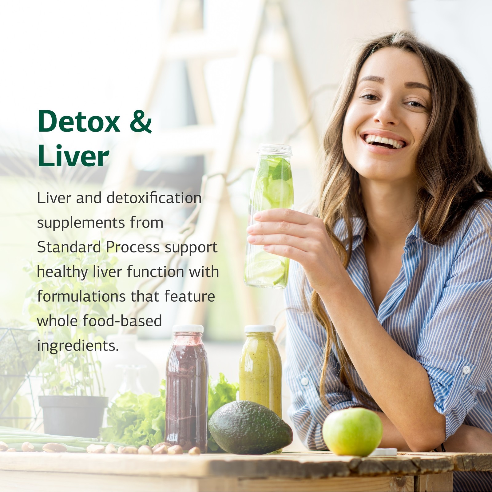 Standard Process 21-Day Detox Kit with Dairy Free SP Complete and Whole Fiber