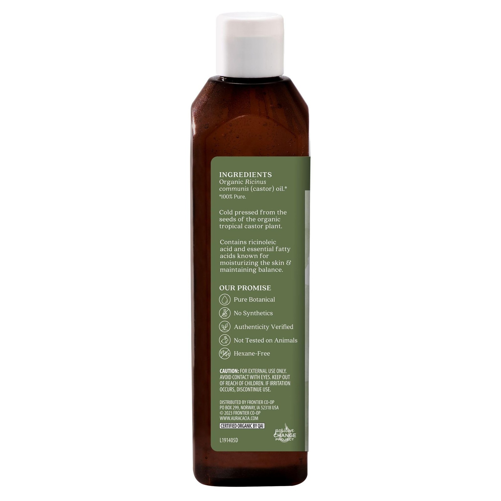 Aura Cacia Organic Castor Oil, 16 fl. oz., Skin Care, Hair Care, Ma… Fast Ship