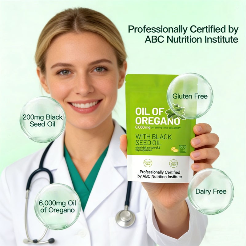 2 in 1 Oil of Oregano & Black Seed Softgels Oil – 6000mg,Immune Support 2026 lat