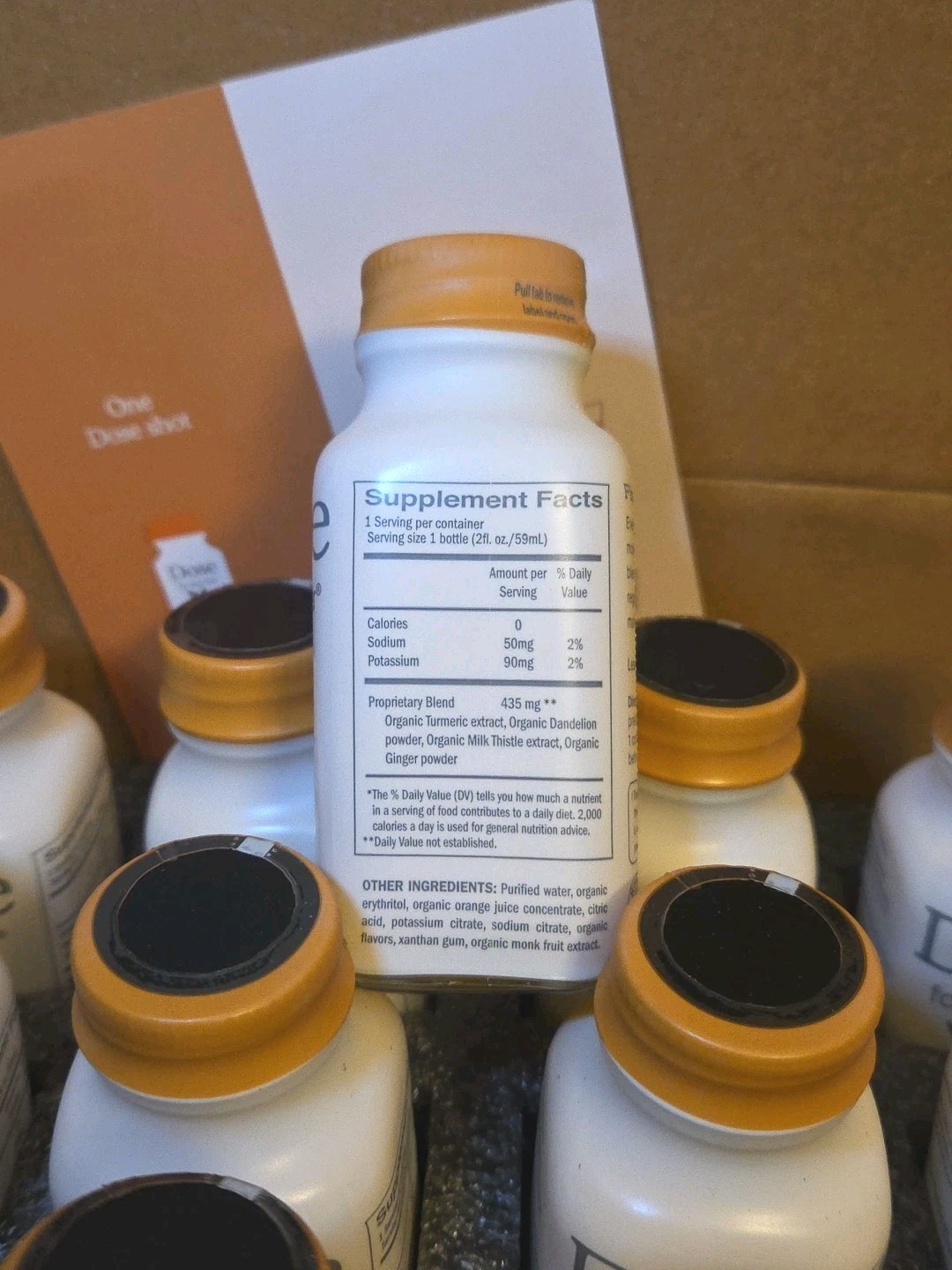 Dose For Your Liver 24pk Support Supplement Cleanse Defense 2oz Each Exp 08/2027