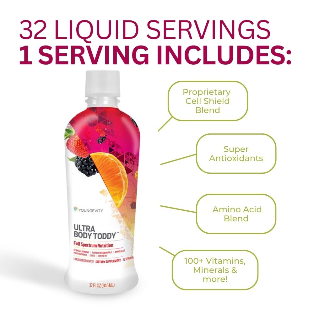 Dr. Wallach Liquid Ultra Body Toddy with Cell Sheild FREE SHIPPING (2 pack)