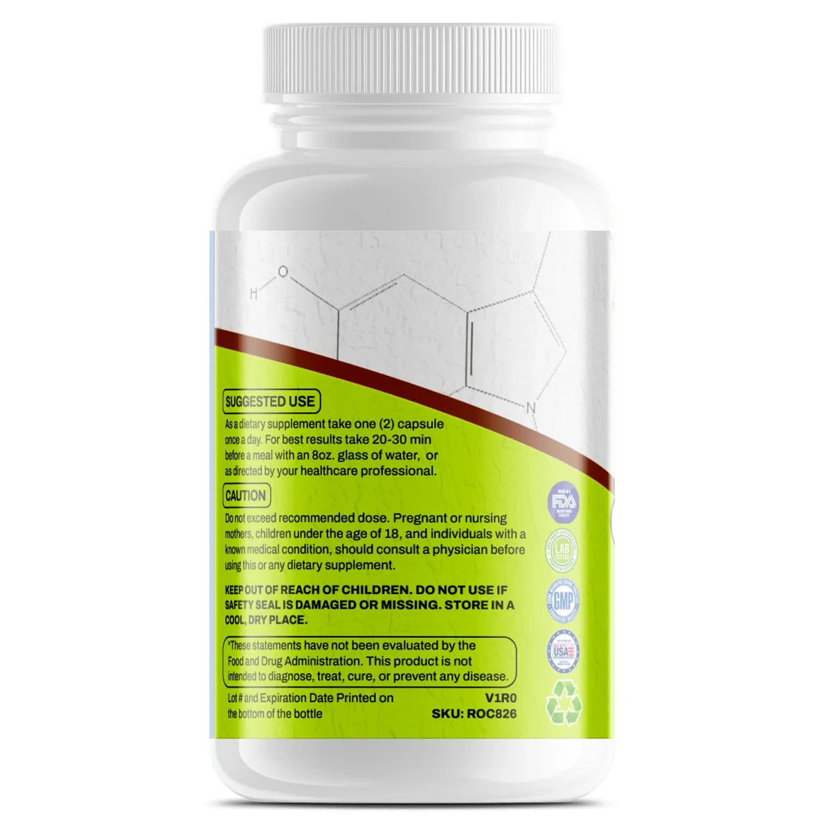 5-HTP 200mg Mood & Sleep Support Dietary Supplement 60 Capsules