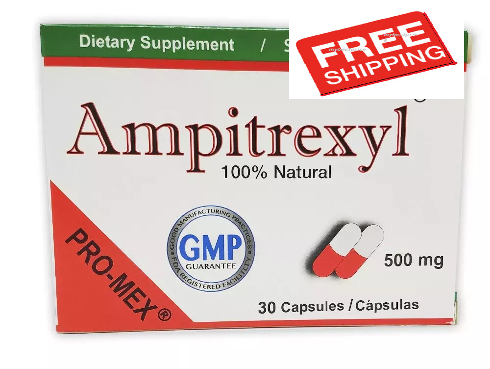 Ampitrexyl 500mg Natural Antibiotic Capsules – 30 Count