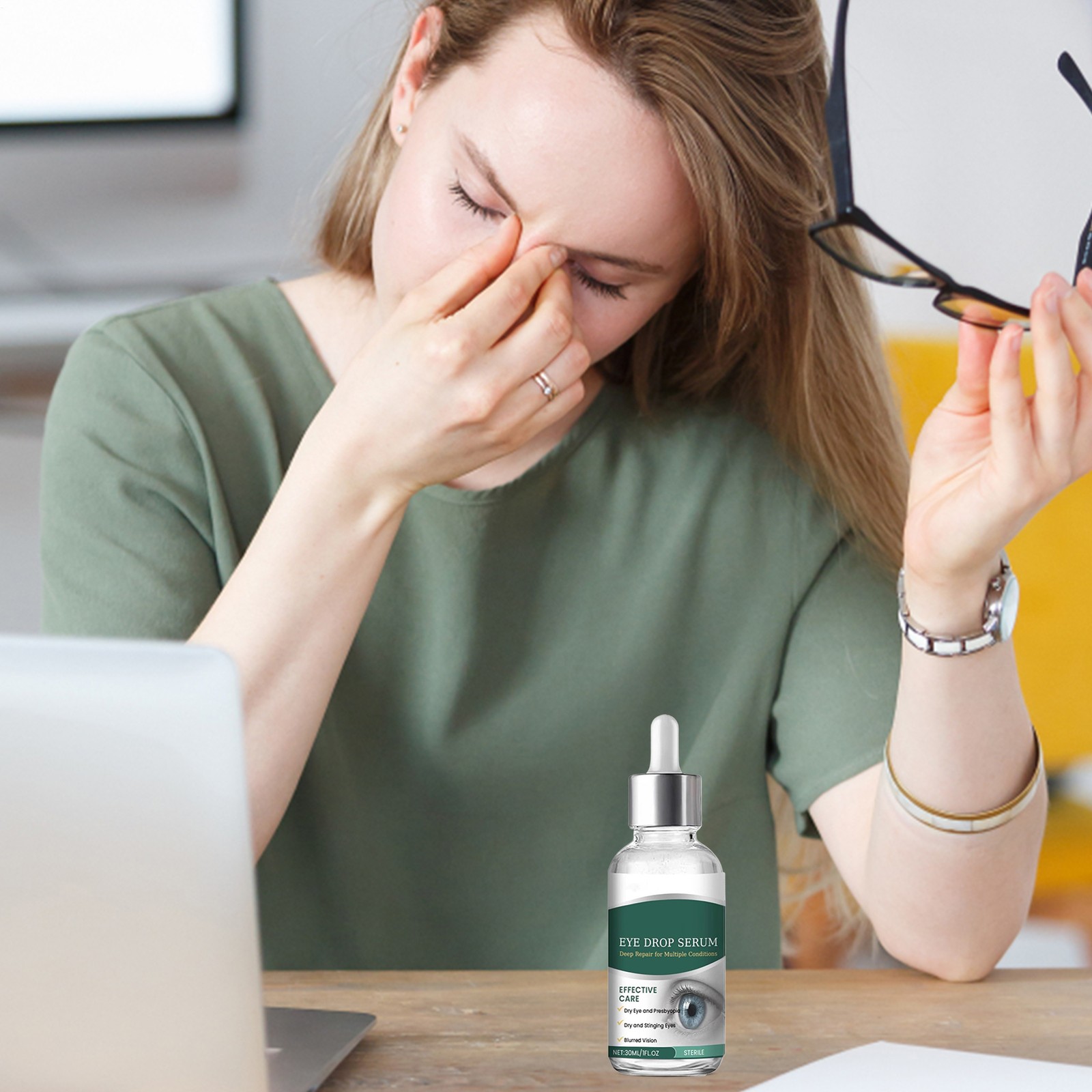 Eye Health Drops Nano Eye Drop Serum Dry Eyes Moisturizing Drops Relieve Fatigue