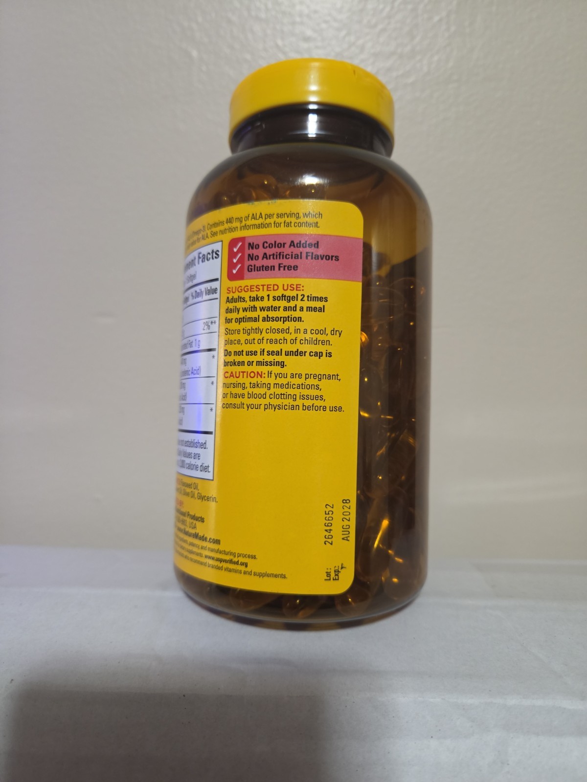 Nature Made Triple Omega 3-6-9 Heart Health Supplement 180 Softgels EXP 08/2028