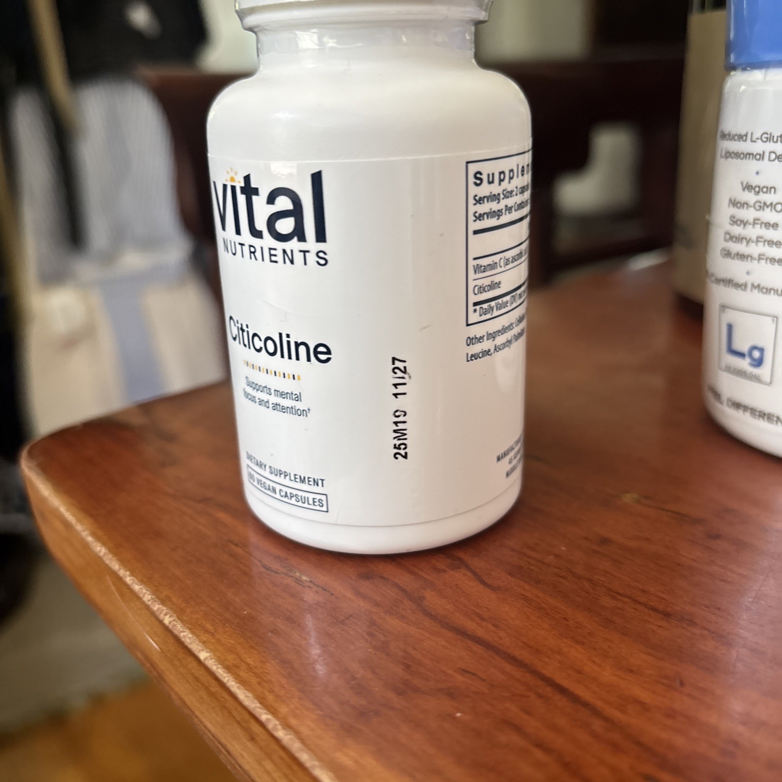 Vital Nutrients Citicoline 60 Capsules