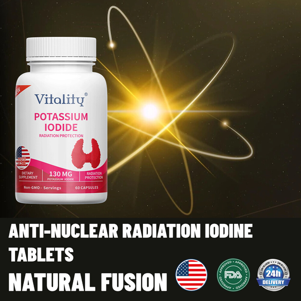 Vitality Potassium 130mg, 60 Softgels Exp 06/2026