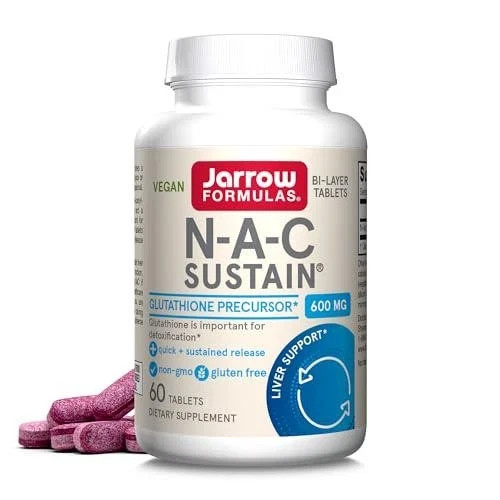 Jarrow Formulas N-A-C Sustain 600 mg, Dietary Supplement Amino Acid Support for*