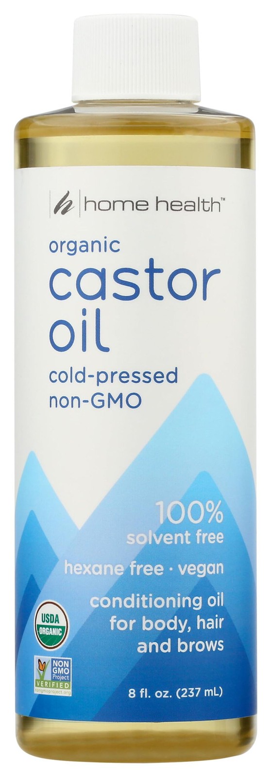 5/27 Home Health Castor Oil Cold Pressed & Cold Processed, 8 Oz