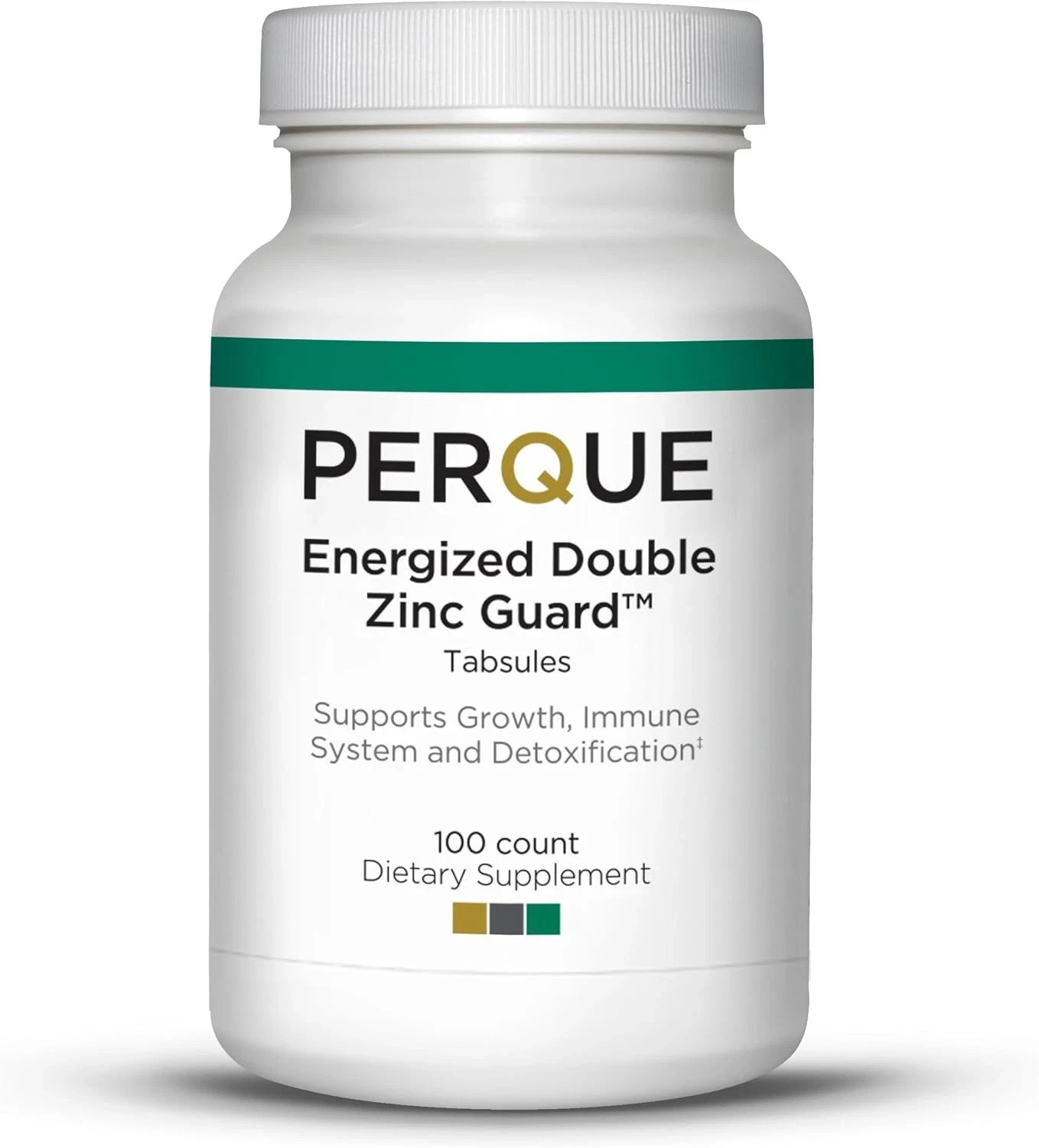 PERQUE Energized Double Zinc Guard 100 Tabs EXP. 07/2025