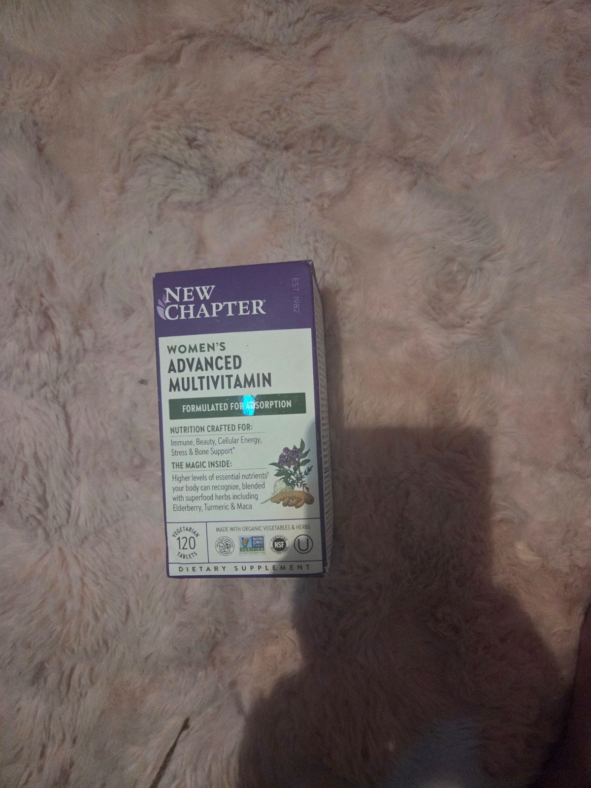 120 tablets New Chapter Womens Multivitamin advanced absorption