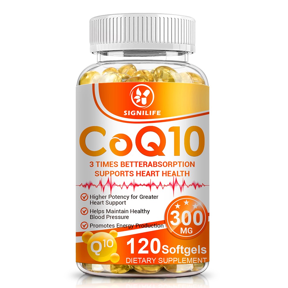 CoQ10 Coenzyme Q10 300mg 120 Capsules Heart Support NON GMO