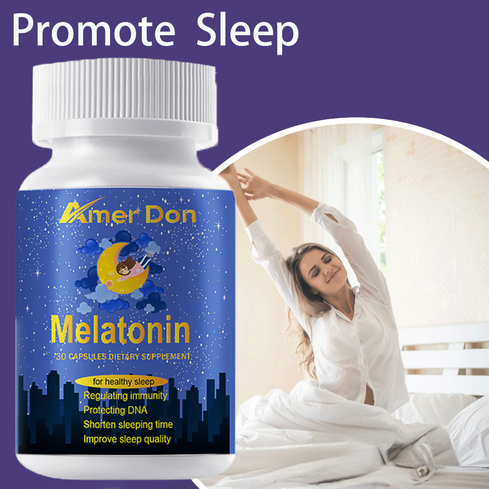 Easy-to-swallow sleep capsules – Nighttime sleep aid for longer, better sleep