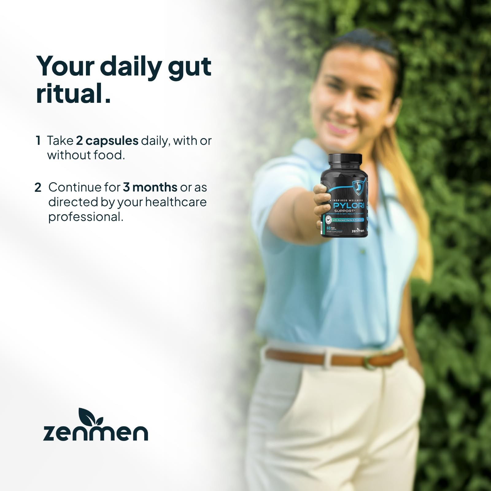 H. Pylori Support | Lactobacillus Reuteri Probiotic with Mastic Gum for Diges…