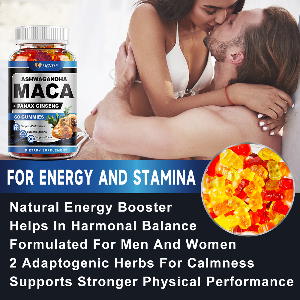 MENXI Male Gummies – All Natural Enhancement Support For Men -60 Gummies Non-GMO