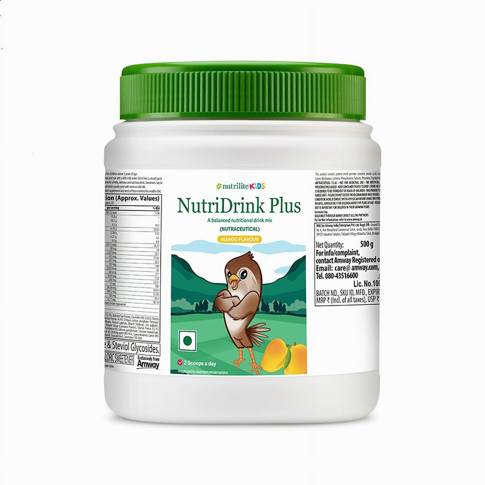 Amway NUTRILITE Kids NutriDrink Plus Mango Flavour 500 gm