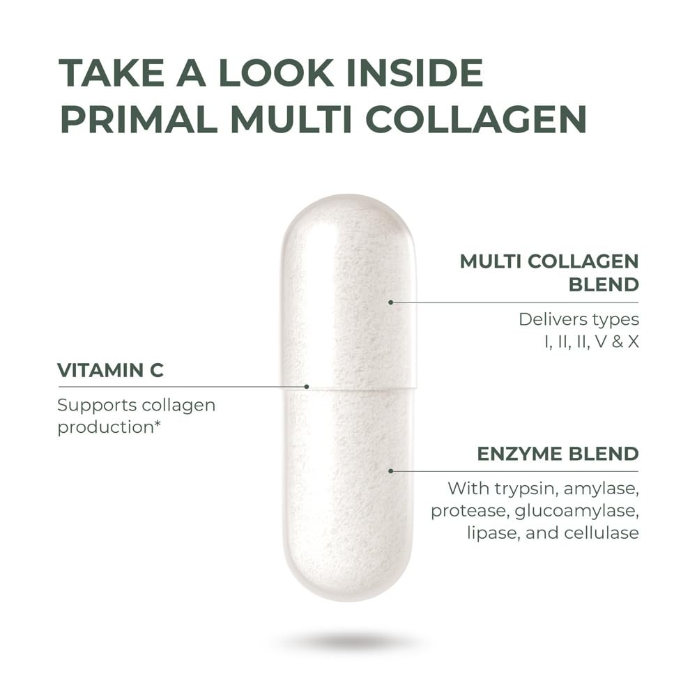 Primal Harvest Multi Collagen Capsules, 120 Count