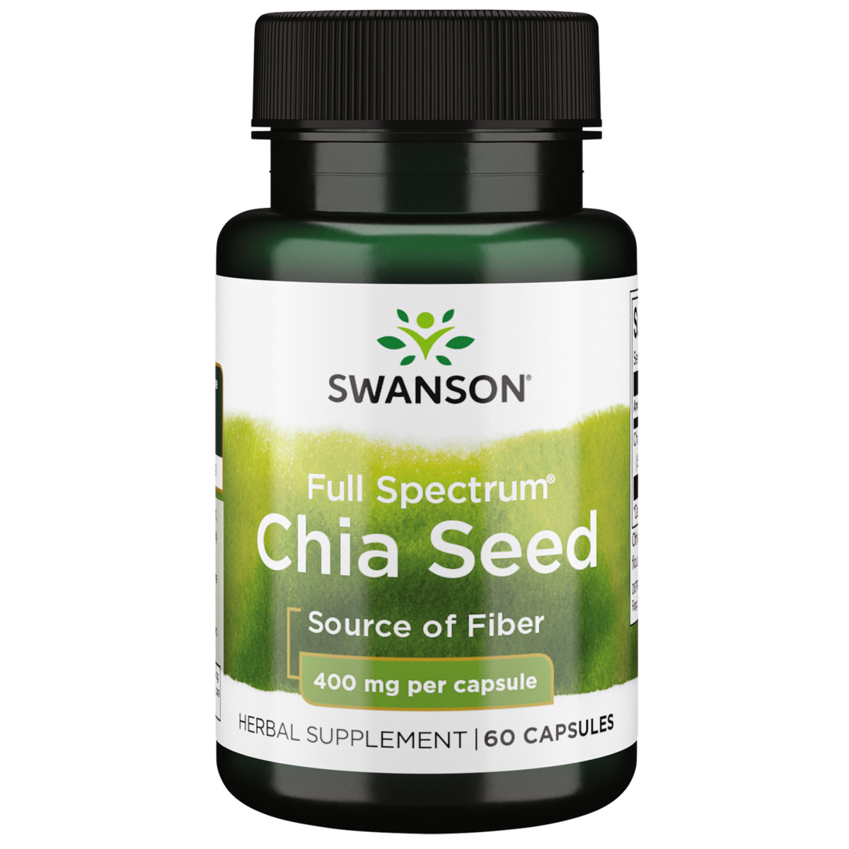 Swanson Full Spectrum Chia Seed 400 mg 60 Capsules