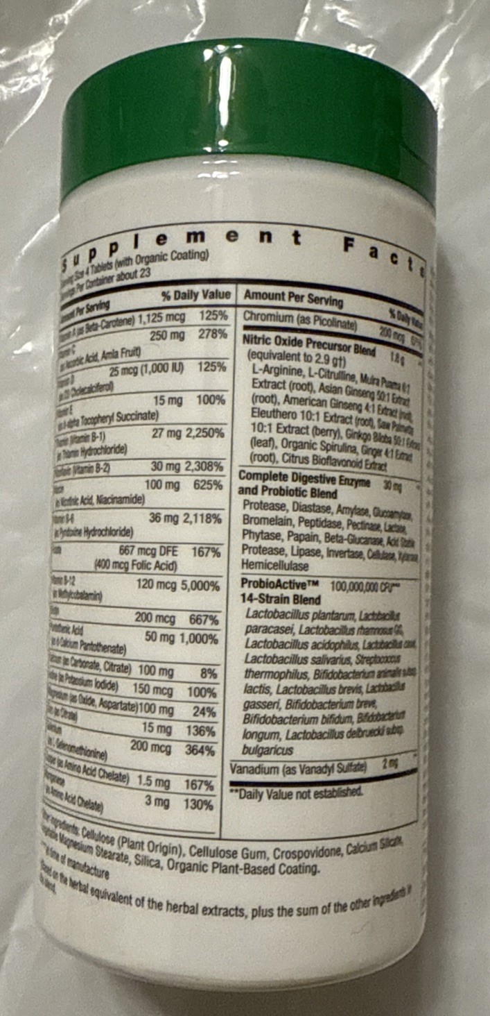 Rainbow Light Performance Energy For Men+ (90 Tablets). EXP 02/2027