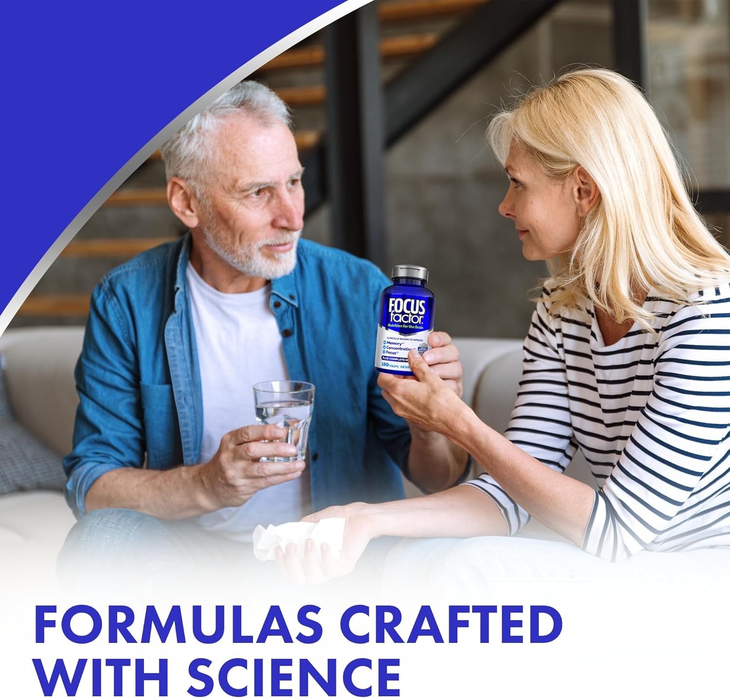 Focus Factor Dietary Supplement Nutrition For The Brain – 180 Tablets