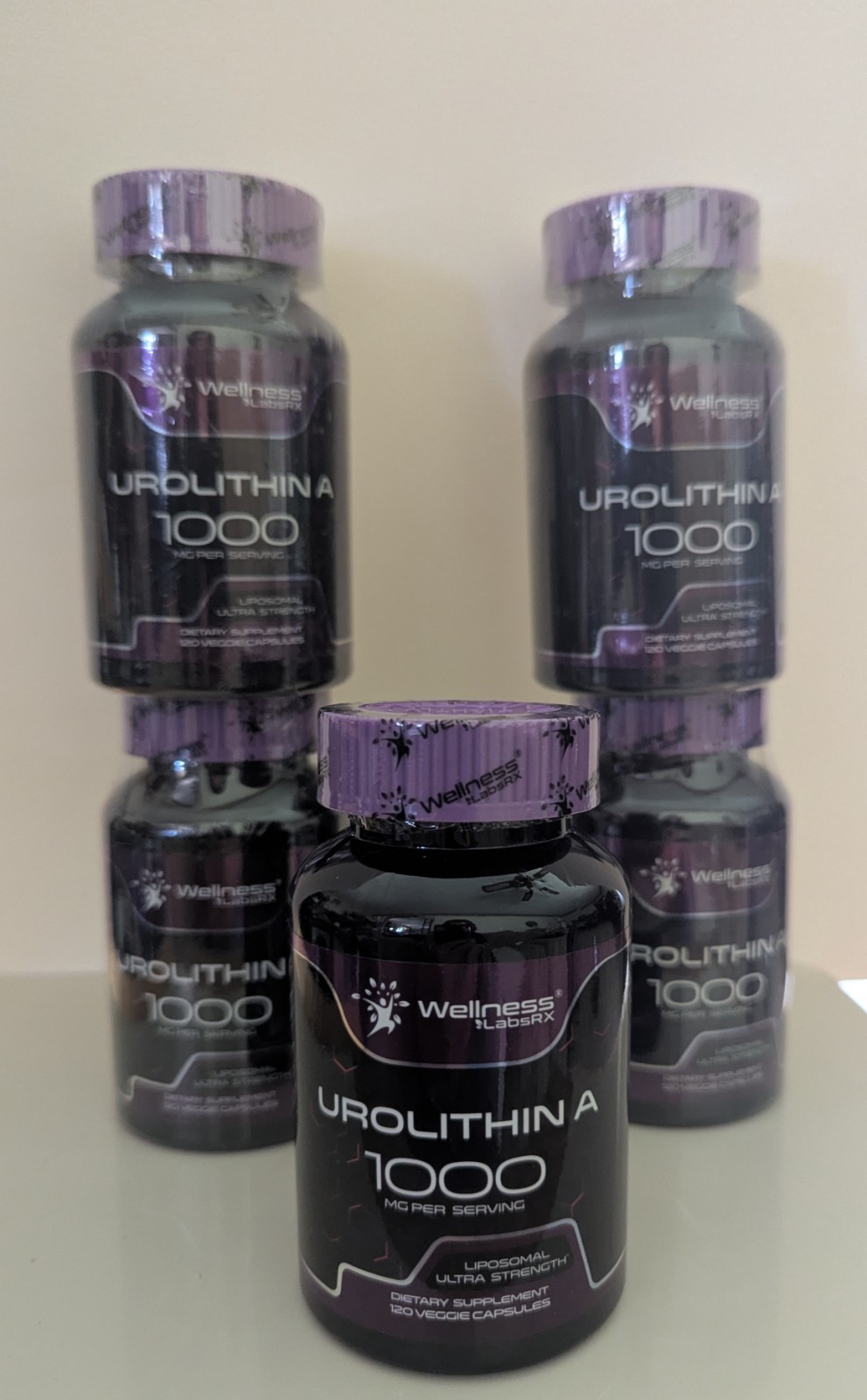 5 Wellness LabsRX Urolithin A 1000mg Liposomal Ultra Strength 120 Veggie Capsule