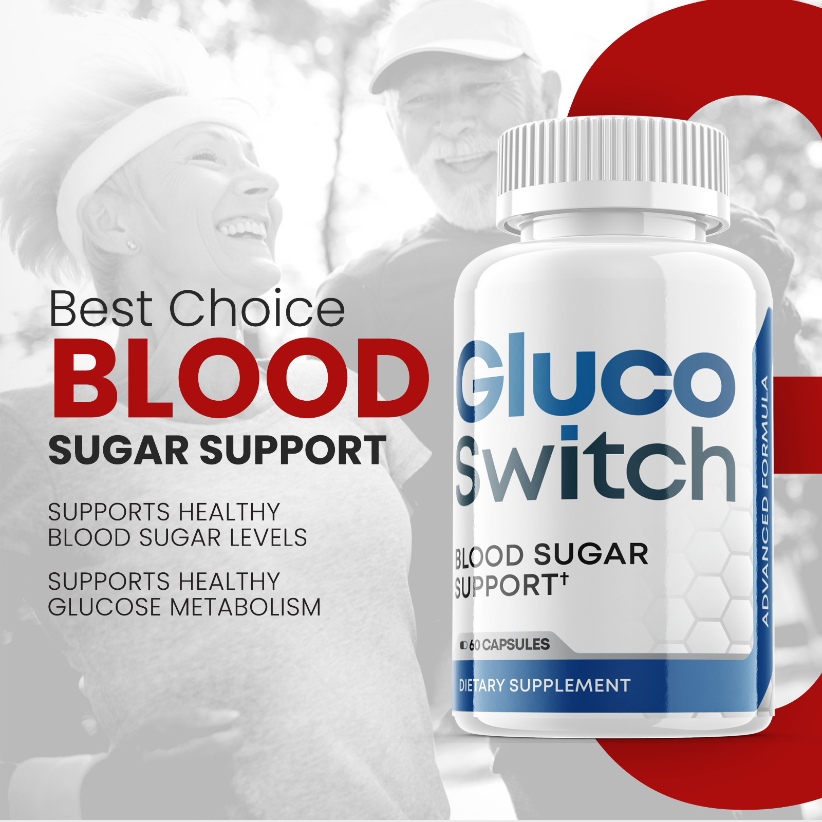 Gluco Switch Pills – GlucoSwitch Pills For Blood Sugar Support ORIGINAL – 3 Pack