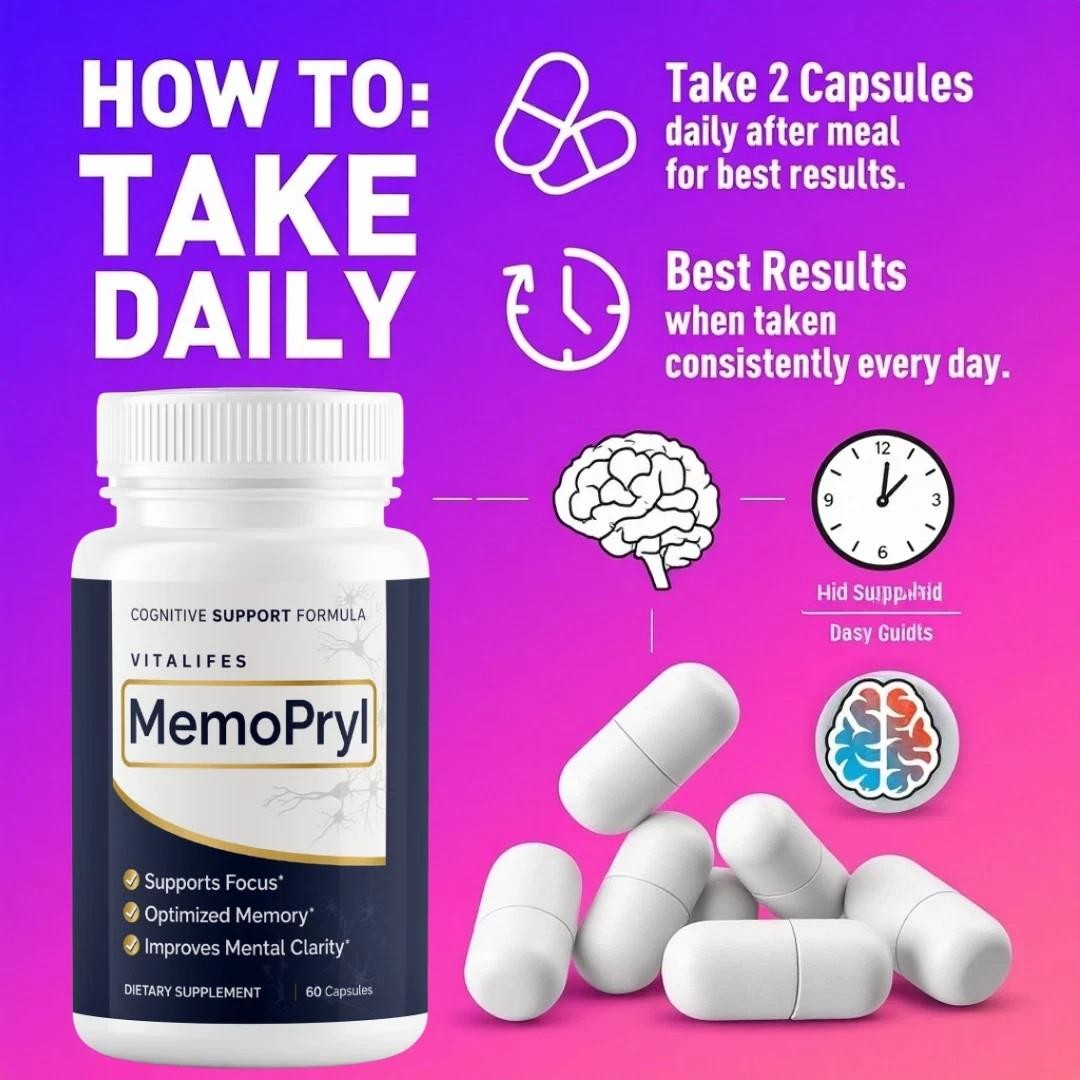 (5 Pack) MemoPryl Nootropic All Natural Brain Supplement Memo Pryl 300 Capsules