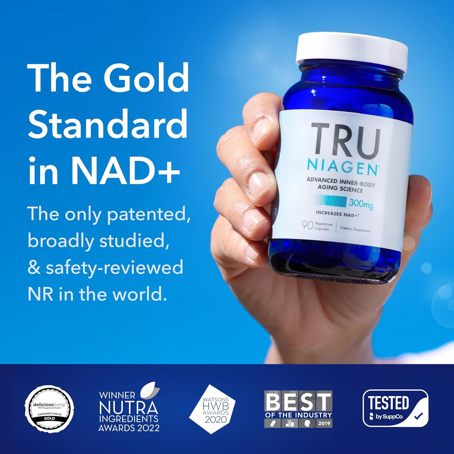 TRU NIAGEN Patented NAD+ Supplement 300 mg Discover the TRU NIAGEN Patented NAD+
