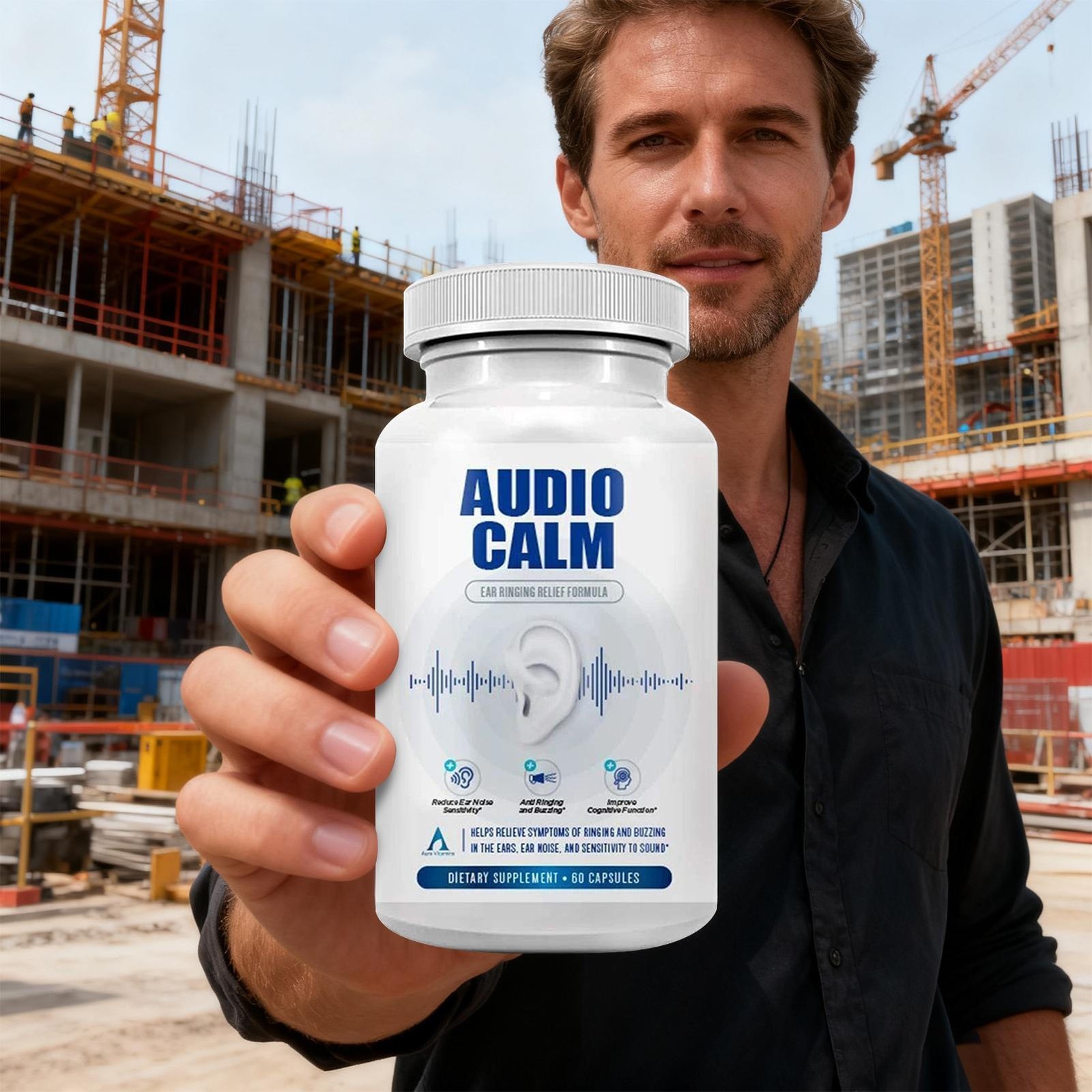 Audio Calm – Tinnitus Support Supplement | Natural Stop Tinnitus Solution – Reli