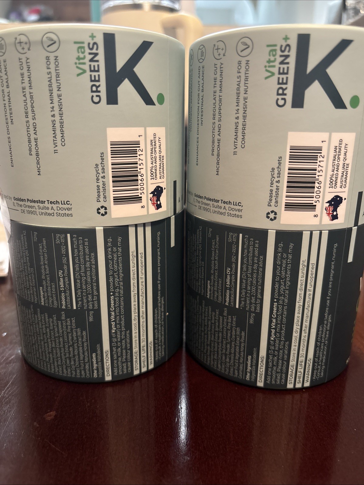 BUNDLE: 2 Kynd Australia Vital Greens+ 30 Packet Superfoods