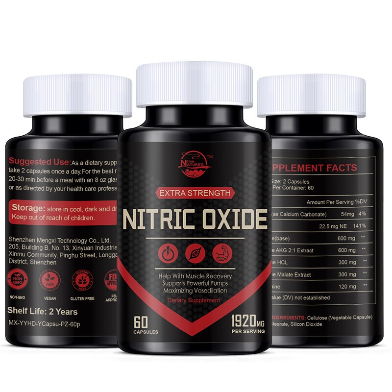 Nitric Oxide & Circulation Booster | L-Arginine, L-Citrulline | Extra Strength