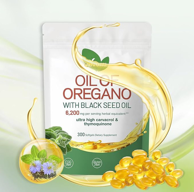 Resilia Oil Of Oregano With Black Seed Oil 6,200MG