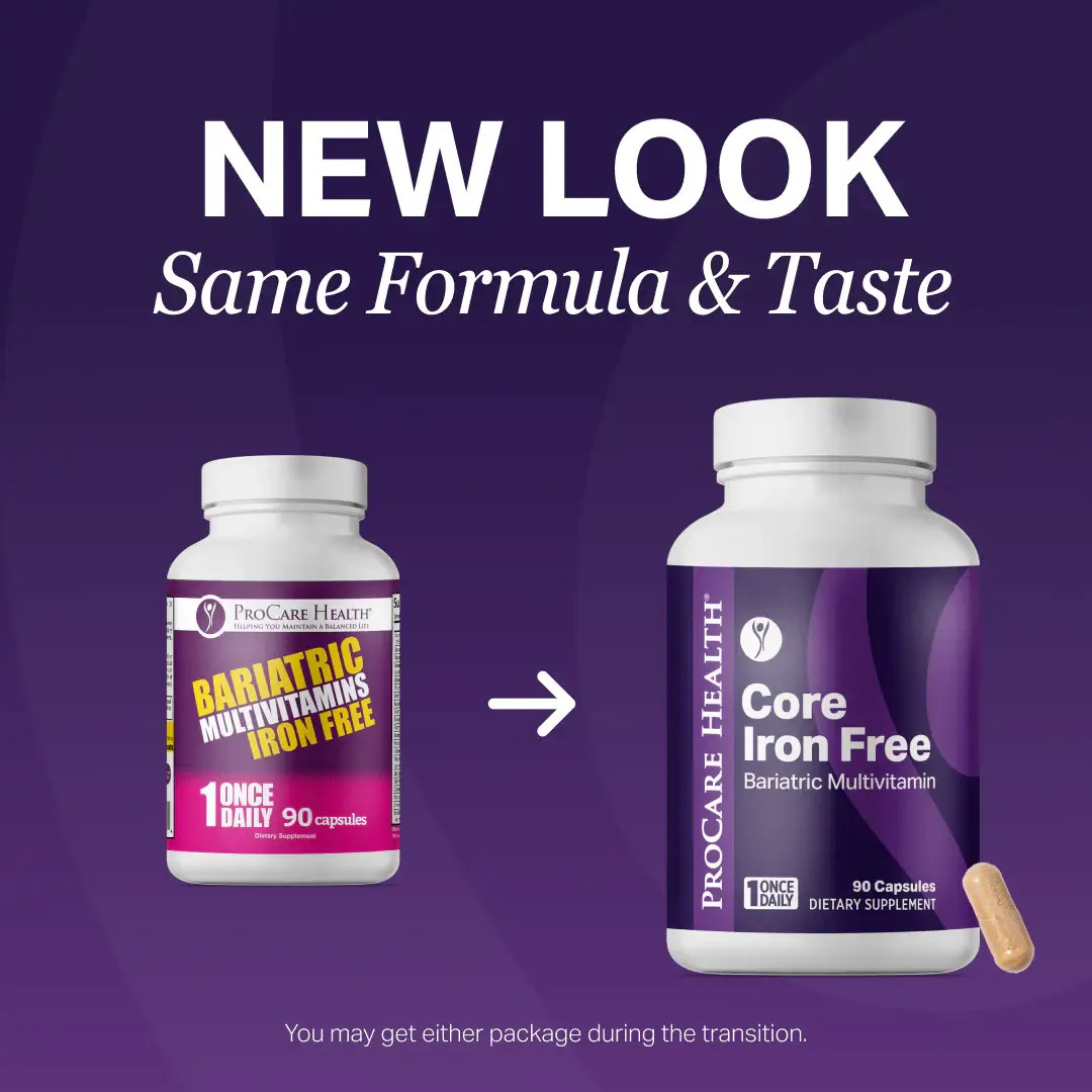 ProCare Health “1 per Day!” Bariatric Multivitamin Capsule – Iron Free