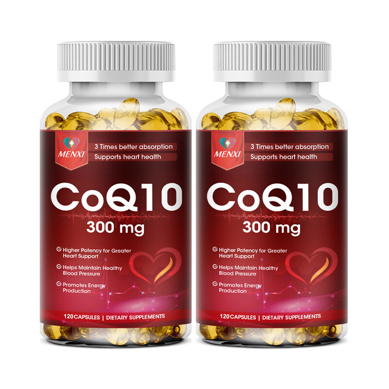 Coenzyme Q-10 300mg Antioxidant, Heart Health Support, Increase Energy & Stamina