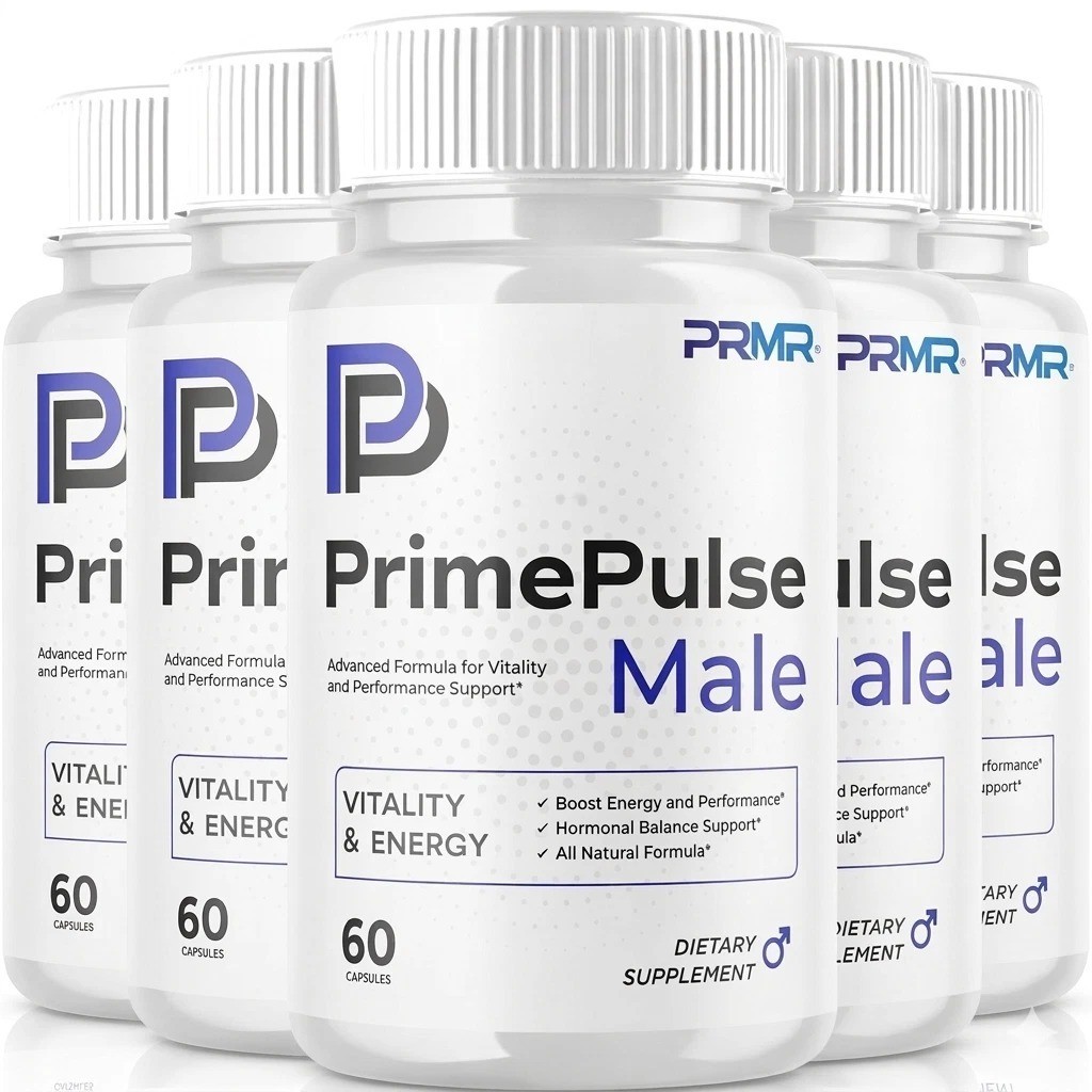 (5 Pack) Prime Pulse Advanced Male Pills PrimePulse Vitamin Supplement 300 Caps