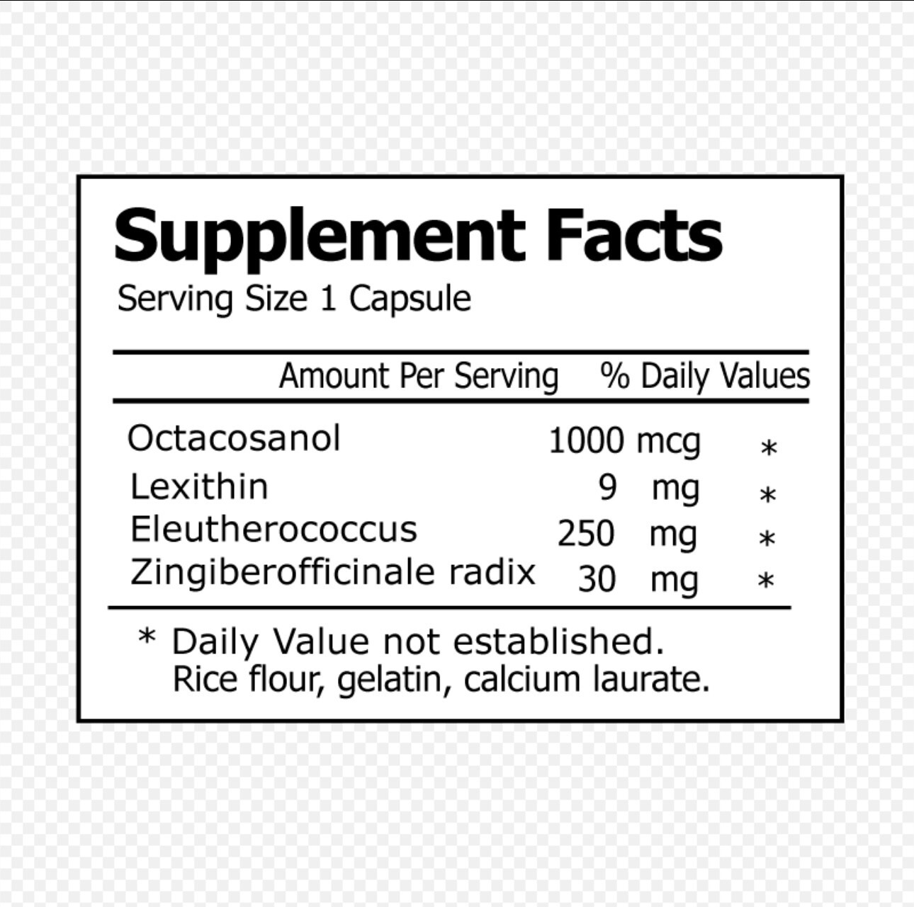Ultra Octacosanol, Athletic Performance, Parkinson Disease, Amyotrophic Lateral
