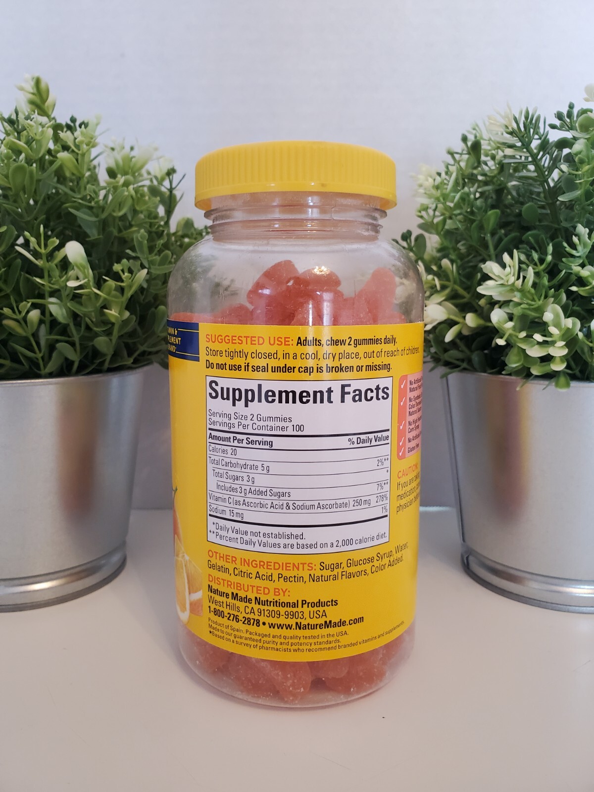 Nature Made ~ Vitamin C Gummies ~ 200 ct.🍊 Expiration 10/2025 ~NEW ~ FAST SHIP