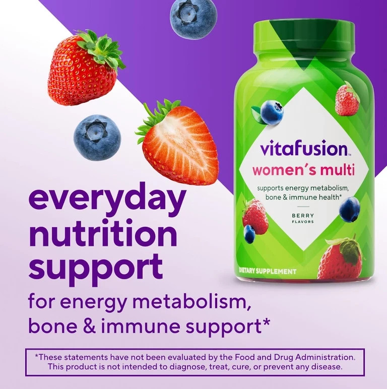 Vitafusion Adult Gummy Vitamins for Women, 120 Count