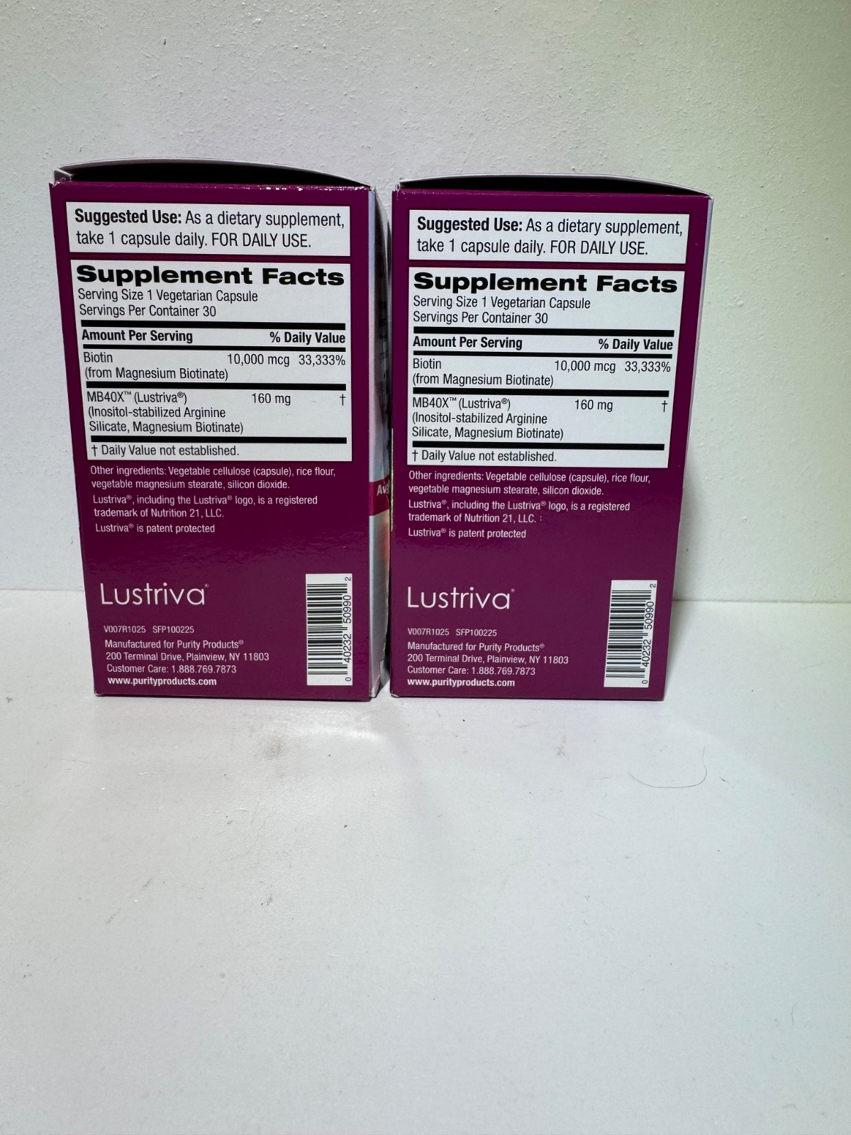 2X Purity Products My Biotin ProClinical MyBiotin Thicker Hair 30 Capsule 8/2028