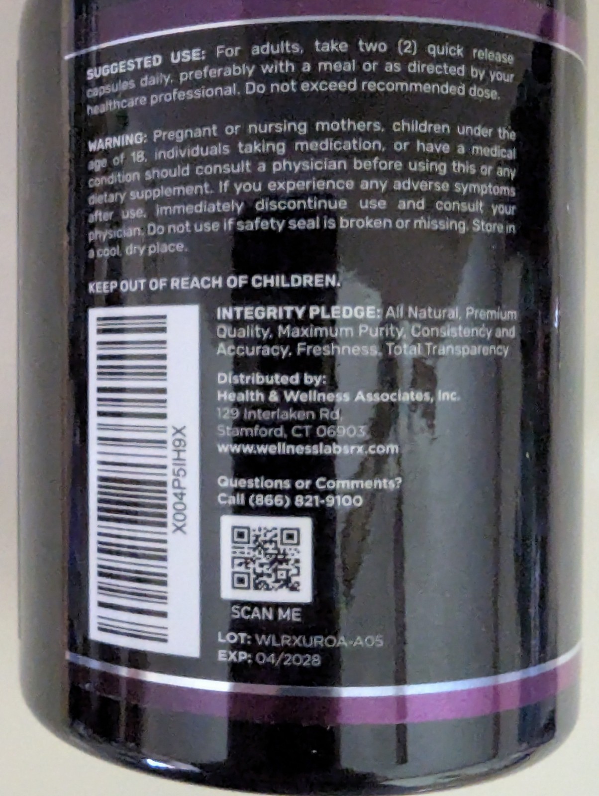 5 Wellness LabsRX Urolithin A 1000mg Liposomal Ultra Strength 120 Veggie Capsule