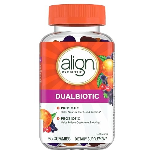 Align Dualbiotic, Prebiotics and Probiotics for Women and Men, Probiotics for